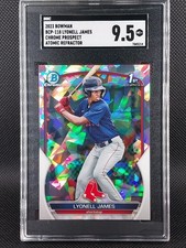 2023 Bowman Lyonell James 1st Chrome Atomic Refractor  Red Sox #BCP-118