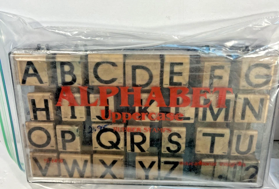 Lote De 21 Estampillas De Goma De Maestros De Colección Calificación Alrededor De Los 80’s 90’s+ Alfabeto Y #s Foto 3 de 4