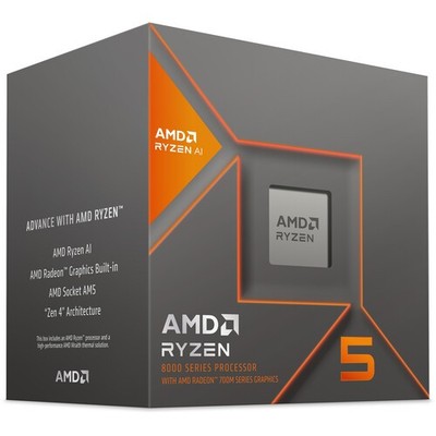 AMD 100-100001237BOX Ryzen 5 8600G 6-Core Radeon 760M AM5 APU Processor