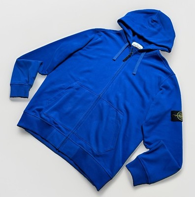 Stone Island Zip Hoodie Herren Große XL Farbe Blau Top Zustand