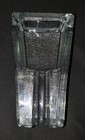 Vintage Heavy 5.5 lb MCM Pressed Glass Cigar Ashtray Mid-Century Barware 8" Long — photo 1