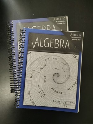 CLE Christian Light Algebra I Teacher's Solution Answer Keys Complete Set