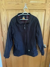 BERNE Men s Duck Canvas Lined Outdoor Coat Size Large Tall