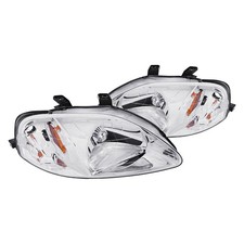 For Honda Civic 1999-2000 Lumen 87-1001032 Chrome Euro Headlights