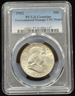 PCGS UNC Detail 1952 US Benjamin Franklin Half Dollar Silver Coin 50C-147