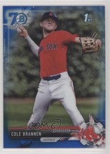 2017 Bowman Draft Chrome Blue Refractor 70th Anniversary 33/200 Cole Brannen s3g