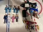 Vintage 1990s Thunderbird action figures Of 8 and vehicle/ accessory Lot