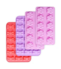 homEdge Puppy Dog Paw and Bone Silicone Molds, Non-Stick Food Grade Silicone ...