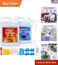 Crystal Clear 2-Gallon Epoxy Resin with Accessories - For Stunning DIY Creations