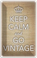 Blechschild 30X20 Cm Keep Calm And Go Vintage Yoga Deko Geschenk Metall Schild