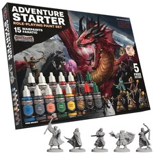 The Army Painter, GameMaster: Adventure Starter Role-playing Paint Set, 15 x ...