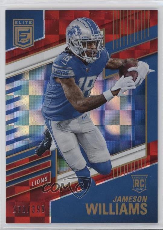 2022 Panini Donruss Elite Rookies Red /399 Jameson Williams #121 02g9