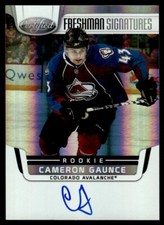 2011-12 Panini Certified FRESHMAN SIGNATURES Cameron Gaunce Rookie Auto Colorado