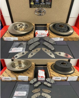 2009-2016 TOYOTA VENZA GENUINE NEW OEM FRONT & REAR BRAKE ROTORS TCMC PADS,SHIMS