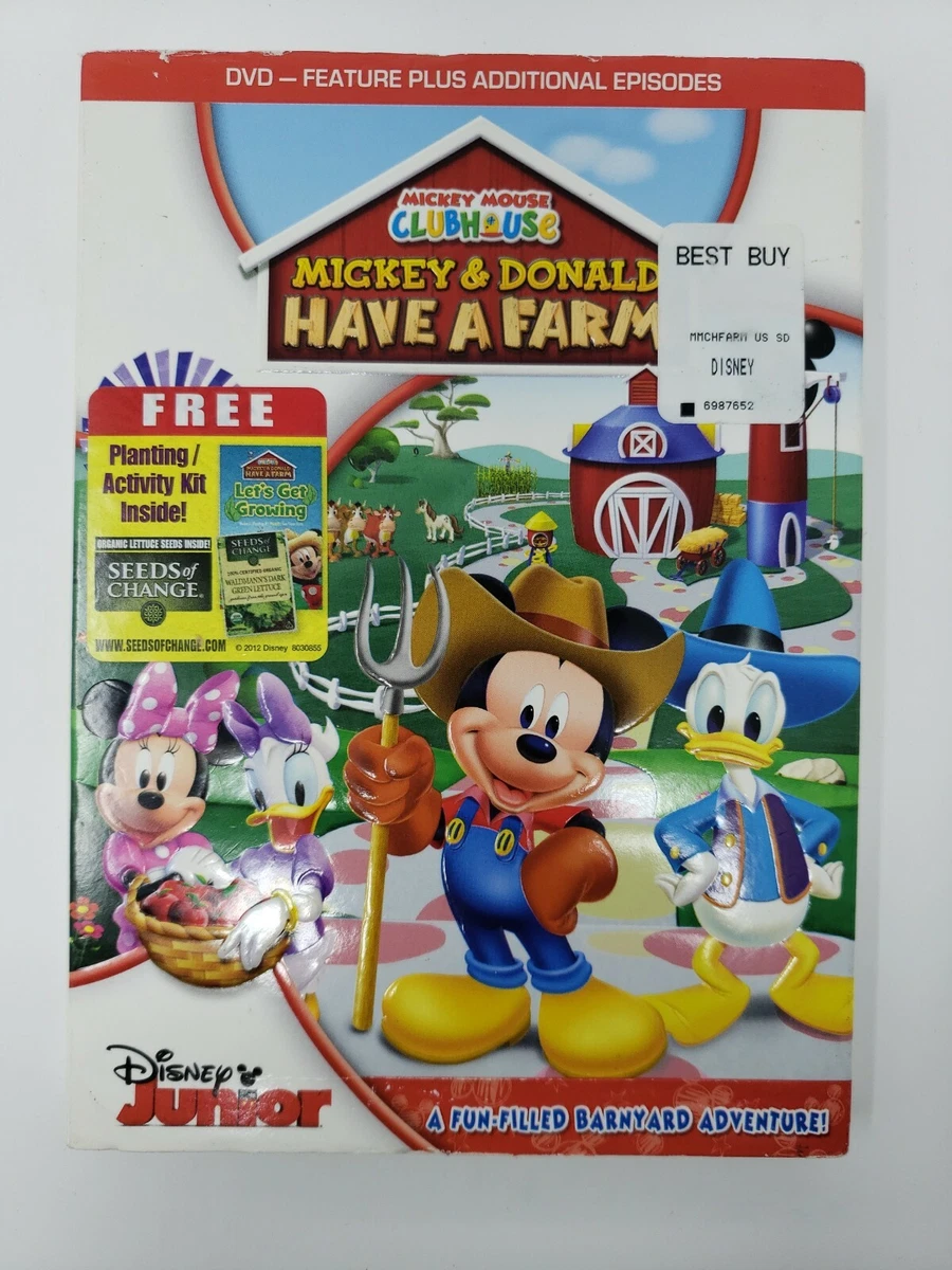 DVD Disney mickey mouse clubhouse mickey & Donald have a farm ( COVER ONLY )