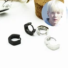SUGA Bangtan Boys Punk Stainless Steel Earrings Kpop New FR725