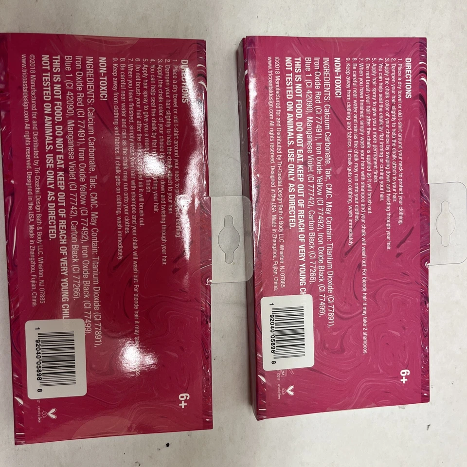 Simple Pleasures Hair Chalk - 10 Pigmented Hair Chalks Semi Permanent NIB 2pk - Image 4 of 4