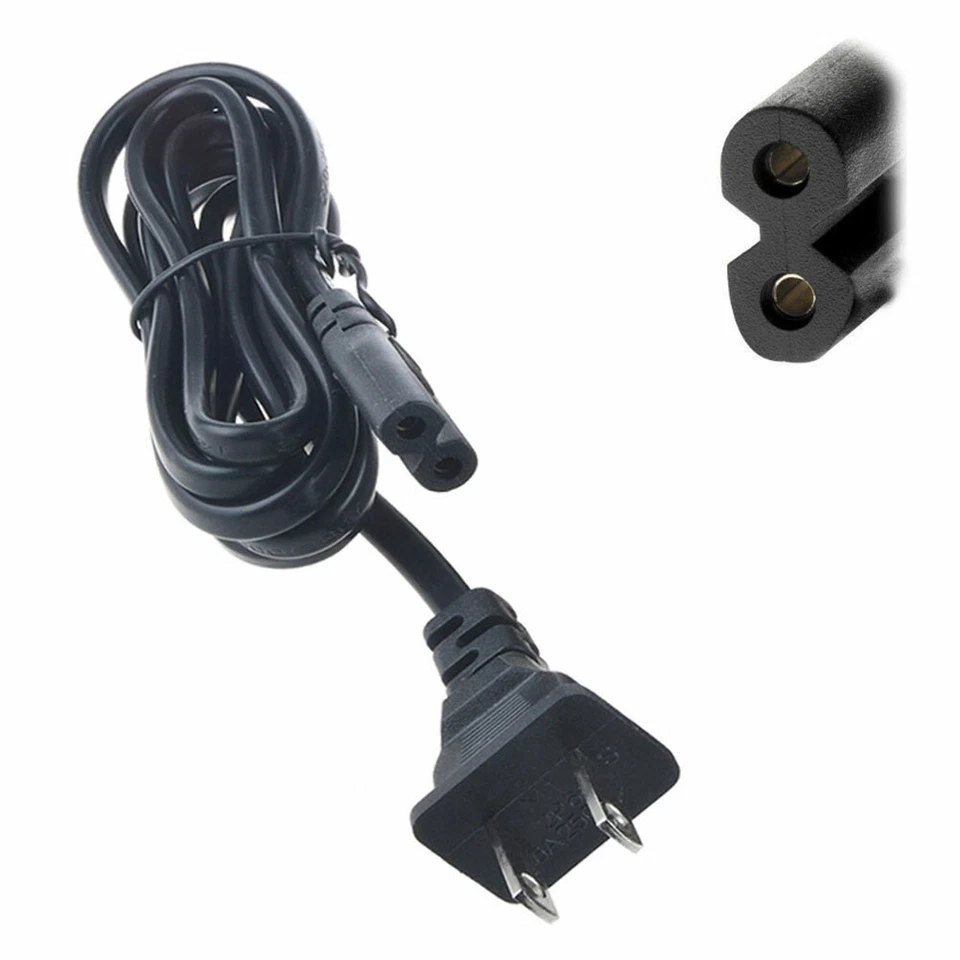 PwrON AC Power Cord For Sangean WR-12 BT WR-11 SE WR-2 CL WR-1 CL Radio Receiver - Image 2 of 4