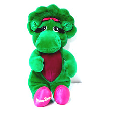 VTG Baby Bop 1992 Plush 15" Stuffed Animal The Barney Show Lyons Green Dinosaur