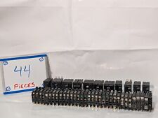 Lot of 44 Square D Circuit Breakers, Multiple Amps, One Pole and Two Pole
