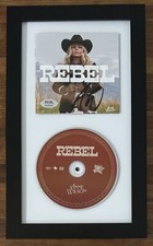 FRAMED ANNE WILSON SIGNED CD COVER & REBEL CD PSA DNA COA CERTIFIED AUTOGRAPHED