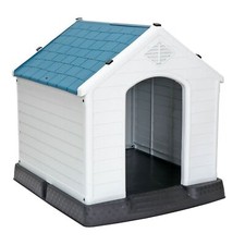 Dog House Pet Shelter Waterproof for Up to 100LBS Dog w/Air Vents Indoor Outdoor