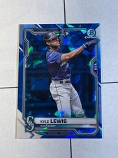 Kyle Lewis 2021 Bowman Chrome Sapphire #71 Seattle Mariners