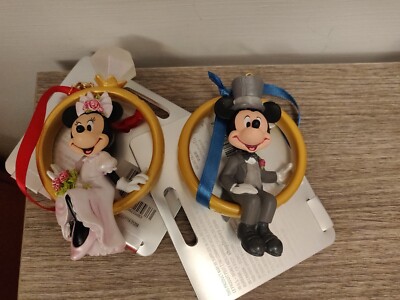 Decorazione da appendere Topolino E Minnie fedi nuziali Disney