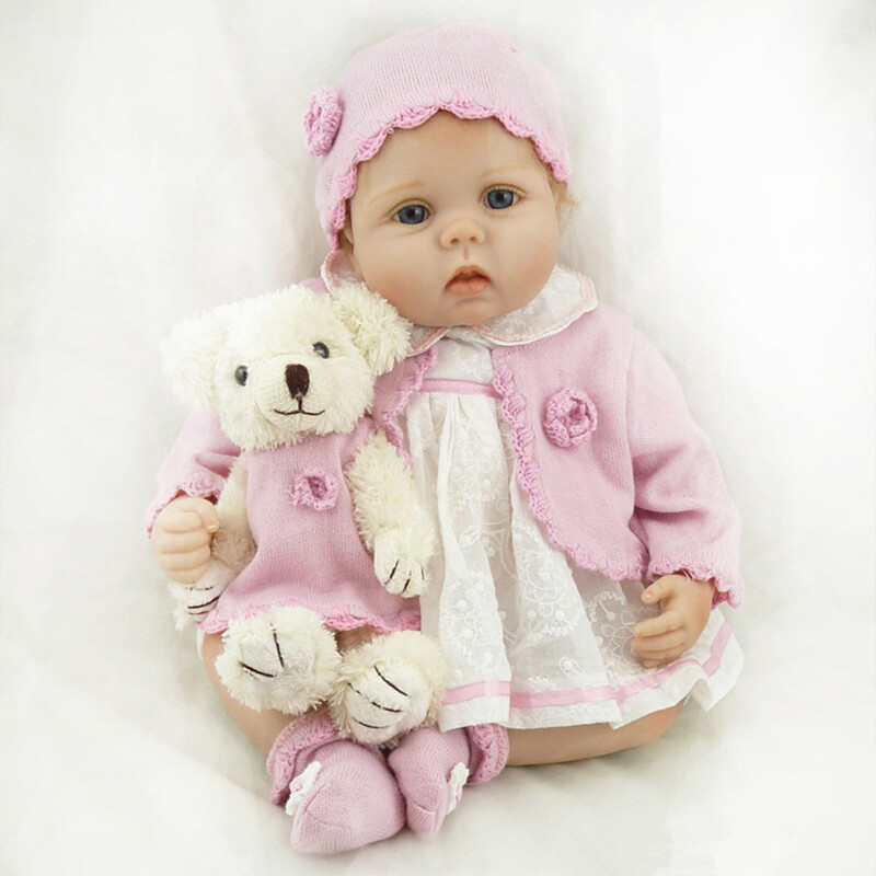 silicone newborn baby doll