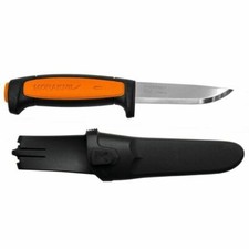 Mora Knives Basic 546 Black/Orange M-13246 Very Good Condition Very Sharp