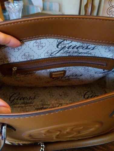 GUESS Korry tote, color brown - Picture 5 of 8