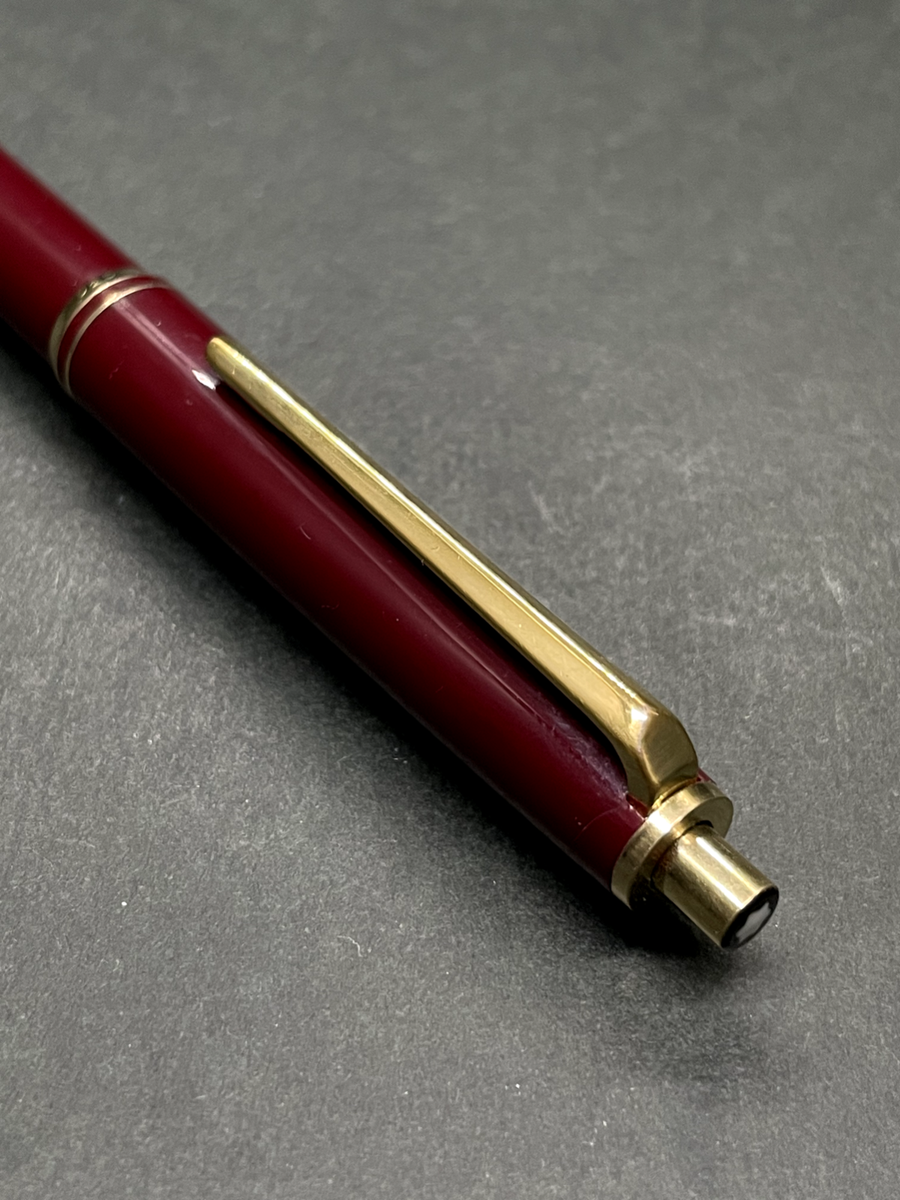 Clacked] MONTBLANC No.251 Pix Burgundy Bordeaux 0.5mm Pusher