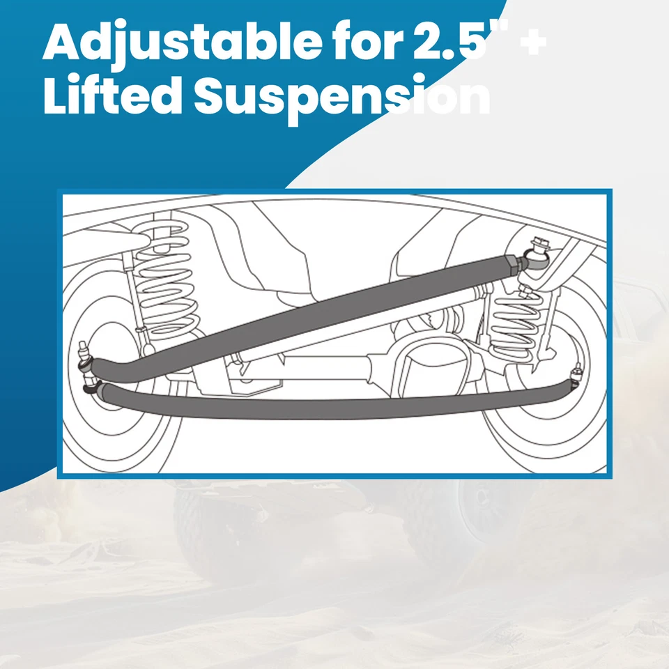 Steering Crossover Kit for 1984-2001 Jeep Cherokee XJ 1997-2006 Wrangler TJ LJ - Imagem 3 de 4