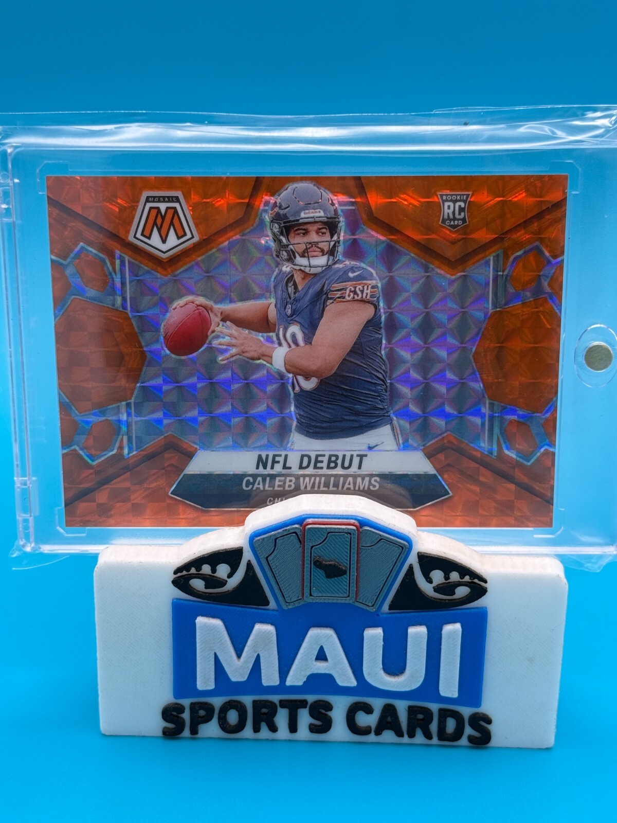 2024 Mosaic NFL Debut Orange Mosaic 121/199 Caleb Williams #289