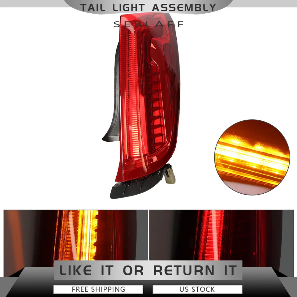 Luces traseras LED izquierda+derecha para Cadillac XTS 2013-2017 luces de freno reemplazo 13-17 Foto 3 de 4