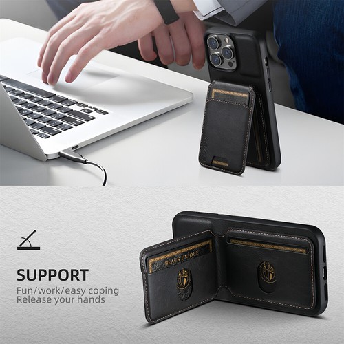 Karteninhaber Brieftasche Fall Telefon Abdeckung für iPhone 15 14 13 12 Pro Max - Picture 13 of 27