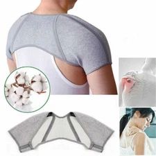 Double Shoulder Support Brace Strap Joint Sport Gym Arthritis Compression S-XL