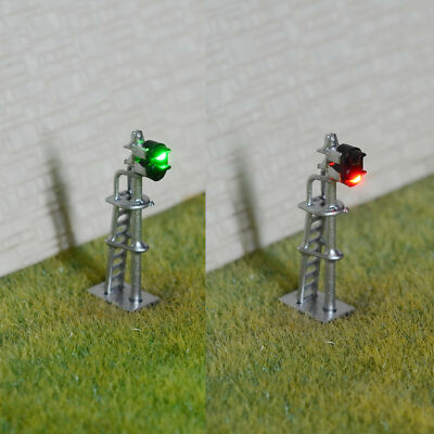 1 x N scale model railroad block signal LED made 2 aspects color light #160S2LS