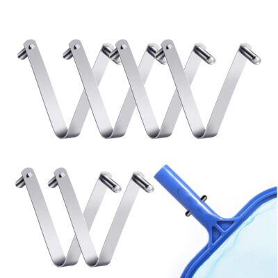 Pool Rod Clip 3Pcs Pool Brush Clip V-Shaped Clip, Pool Pole Clips Pool Hooks for ...