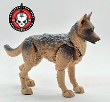 Perro Pastor Alemán Merodeador "JAEGER" K9 TF 1:18 Escala 4" GI Joe "Tipo" Canino