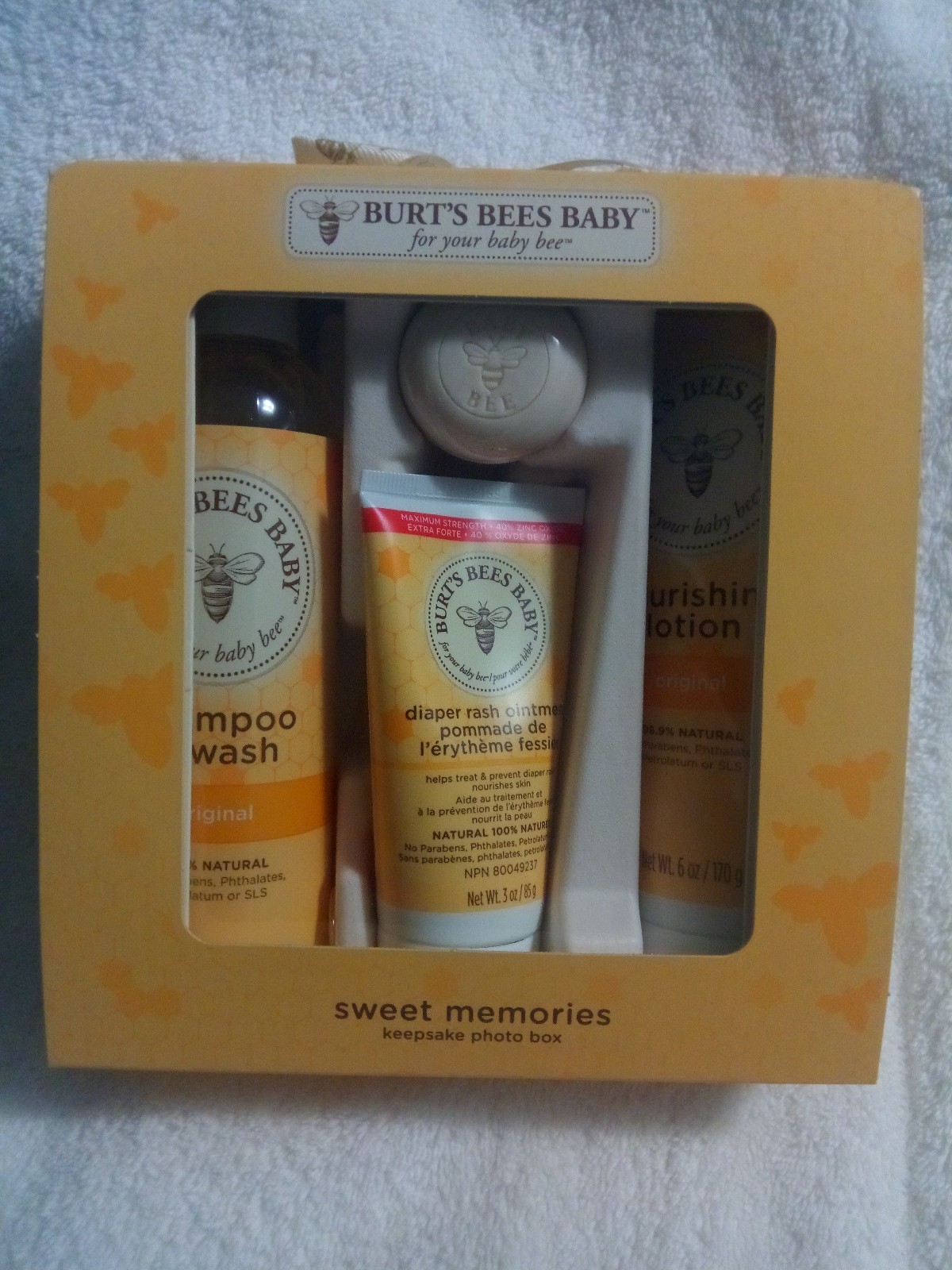 burt's bees baby sweet memories keepsake photo box