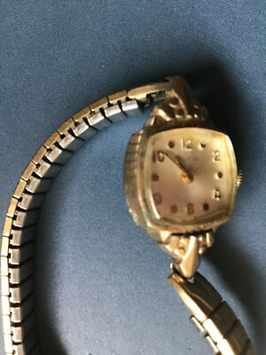 VINTAGE BULOVA ART DECO 10K RGP BEZEL/BAND LADY