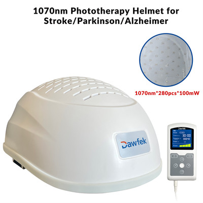 1070nm Near-infrared Light Brain Therapy Helmet for Parkinson Stroke Depression