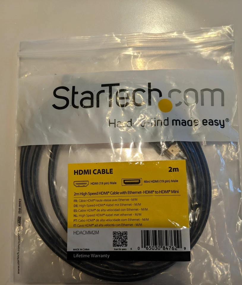 Kabel HDMI auf Mini HDMI 2 m - Bild 2 von 2