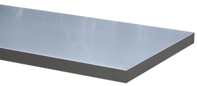 Kunzer Edelstahlplatte, 2.041 x 463 x 38 mm WES80S
