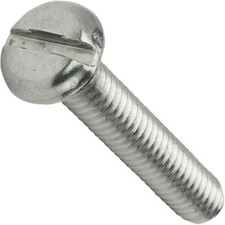8-32 x 3/4" Slotted Pan Head Machine Screws Stainless Steel 18-8 Qty 100