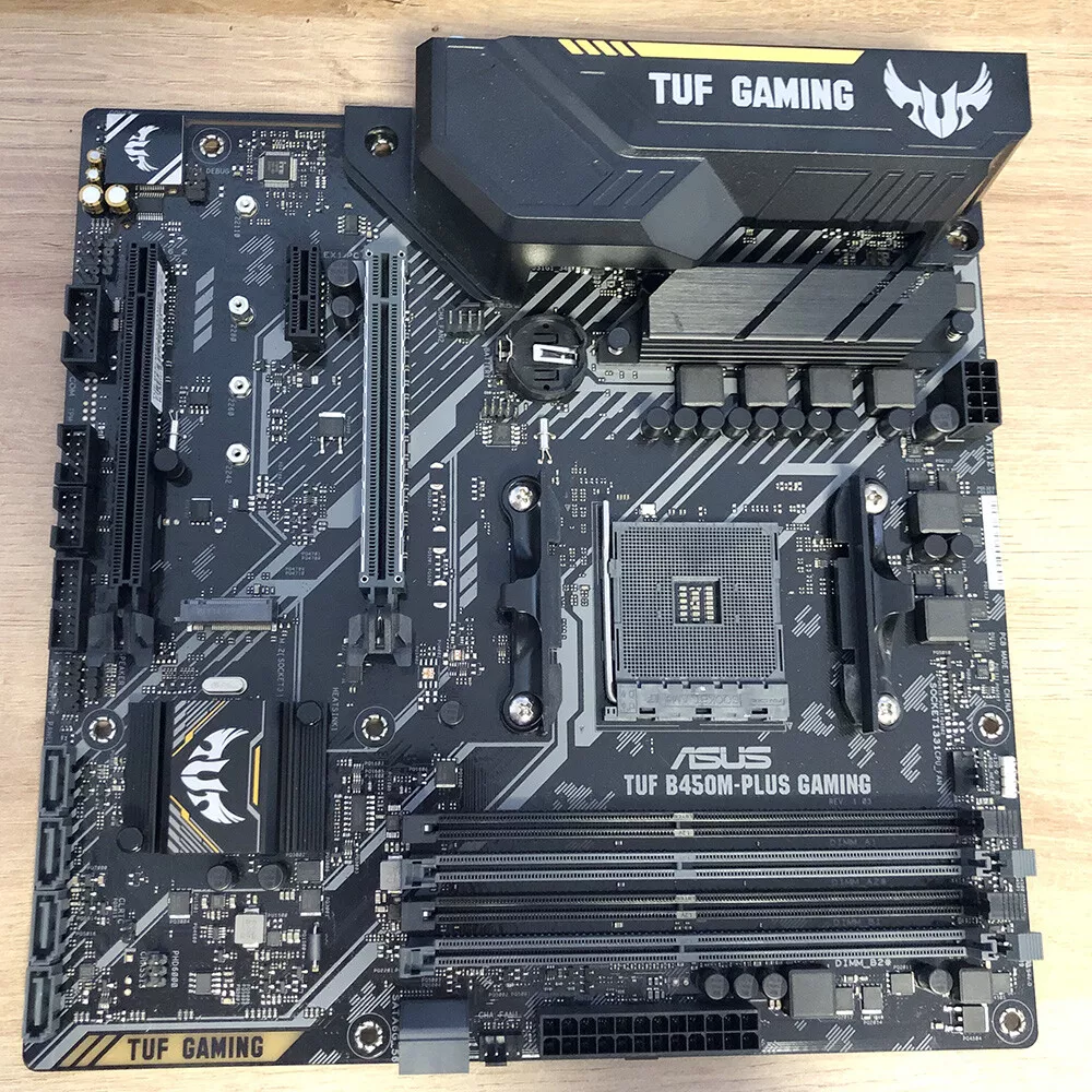 For ASUS AMD TUF BM PLUS Gaming Motherboard AM4 B mATX