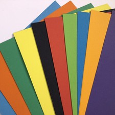A4 Mixed Coloured Card Intensive Colour Mix 20 Sheets 180gsm 10 Colours Printer