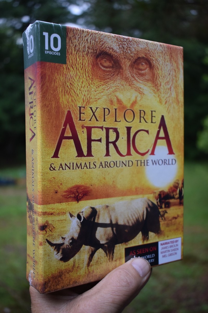 Explore Africa Animals Around The World 2012 DVD Box Set New