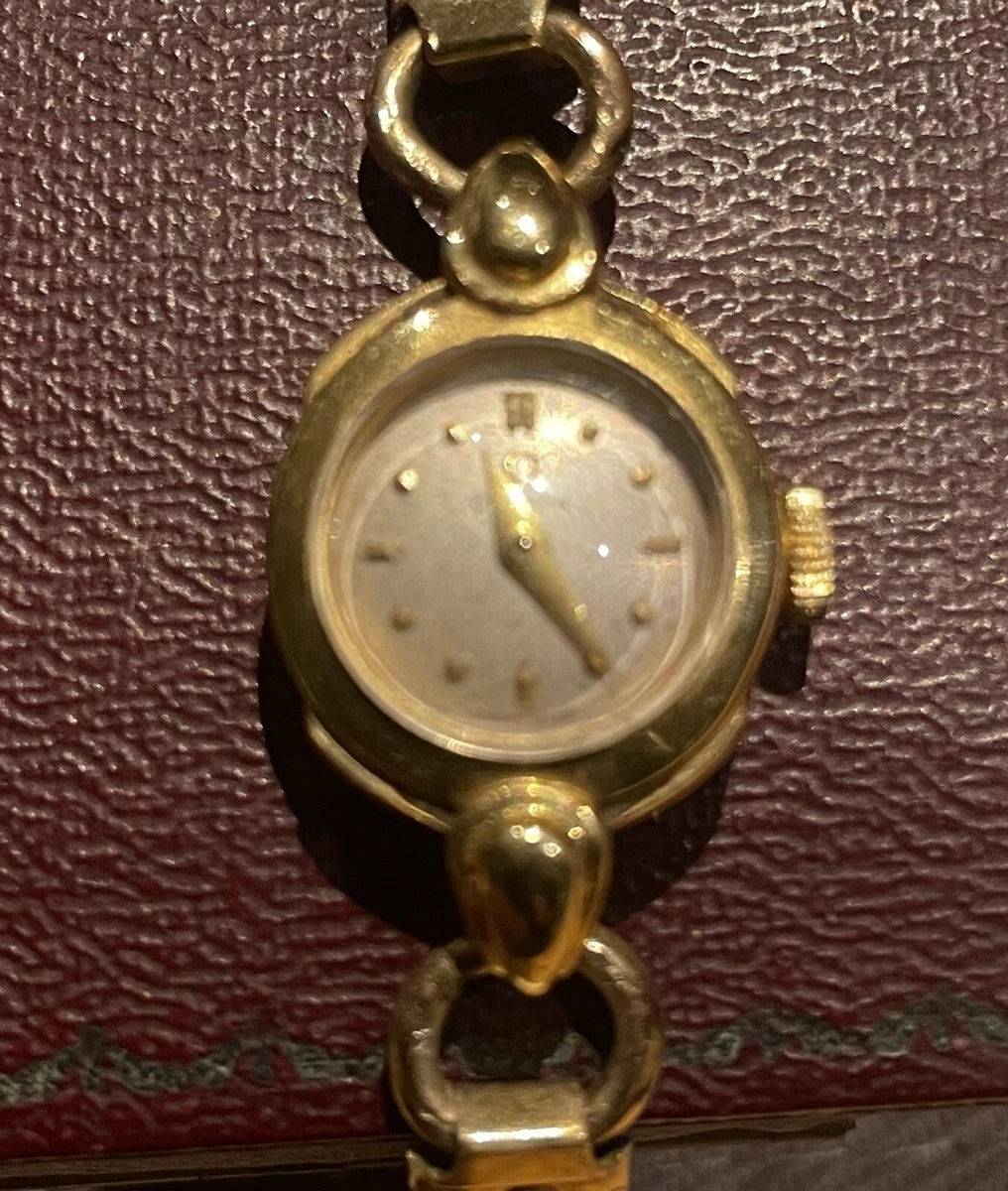Omega 18ct gold ladies cheap watch